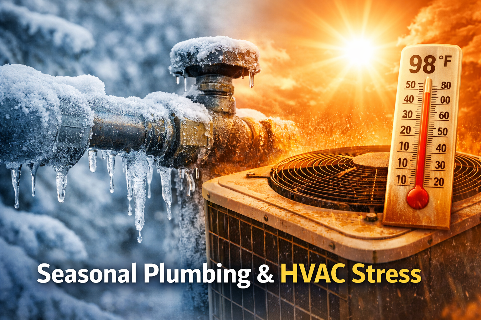 Common emergency plumber & hvac problems in Worcester, Massachusetts